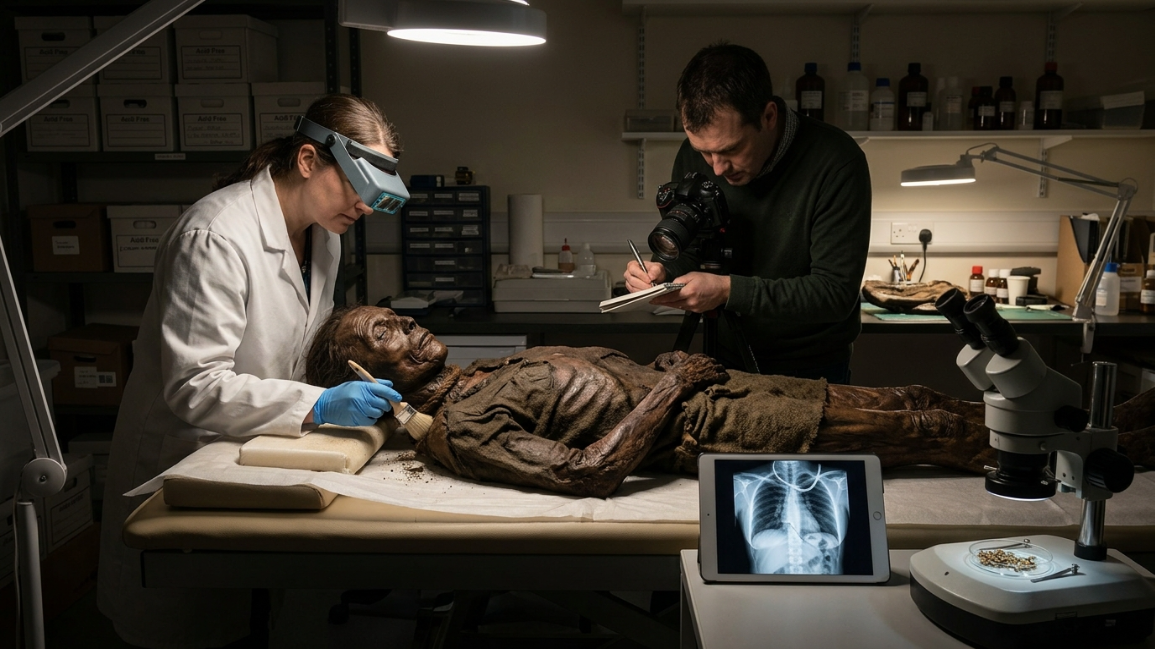 Bog bodies forensic analysis