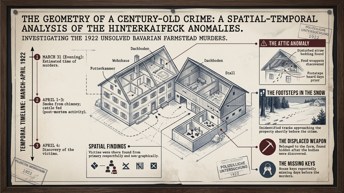 The site of the Hinterkaifeck murders forensic analysis