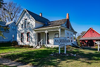 Villisca Axe Murders crime scene house in Iowa